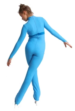 IceDress Figure Skating Overalls - Thermal - Style (Blue With Velvet Trim) -Online Skating Store 60c70de5994e 18825 32599 23118.1582457984