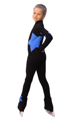 IceDress Figure Skating Jacket- Star (Black With Blue) -Online Skating Store 660ef5d8d03b 34968 68316 78993 85108 98550 25516.1582447679