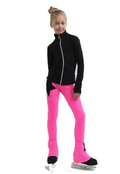 IceDress Figure Skating Jacket - Thermal - Disco Dance (Black With Hot Pink) -Online Skating Store 6 16334 08873 04823.1582511033