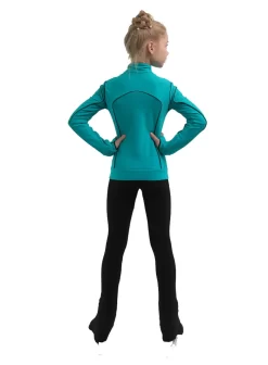IceDress Figure Skating Jacket - Thermal - Kant (Mint With Black) -Online Skating Store 6 78132 18073 15683.1582511102