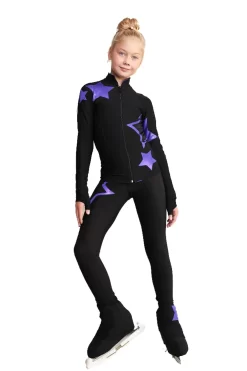 IceDress Figure Skating Jacket - Thermal - Star Sky (Black With Purple) -Online Skating Store 6c43b386148b 70831 26672.1601498549