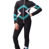 IceDress Figure Skating Outfit - Thermal - Bauer (Dark Gray, Mint And White)