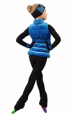 IceDress Figure Skating Outfit - Thermal - Velvet Butterfly With Vest (Blue) -Online Skating Store 7267dd0f1395 94432 83522 60622.1582429783