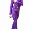 IceDress Figure Skating Outfit - Thermal -Todes(Purple With White Line)