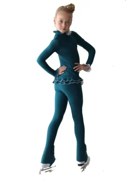 IceDress Figure Skating Outfit - Thermal - Minx (Aquamarine With White) -Online Skating Store 8c46414a71b7 49336 51971.1582474934
