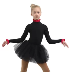 IceDress - Thermal Body (Black With Red Flounce) -Online Skating Store 8c4a15265cdb 24402 05522 03437.1582510829