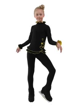 IceDress Figure Skating Outfit - Thermal - Minx (Black With Yellow) -Online Skating Store 8f59e307d3da 90714 72319 35813.1582514641