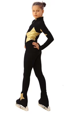 IceDress Figure Skating Outfit - Thermal - Little Star (Black With Gold) -Online Skating Store 8f9f6adac65b 05658 62095 43814 78090.1582510253
