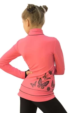 IceDress Figure Skating Outfit - Thermal - Flying (Grapefruit With Black) -Online Skating Store 9717b0911ac3 96051 49778 64282.1582433788