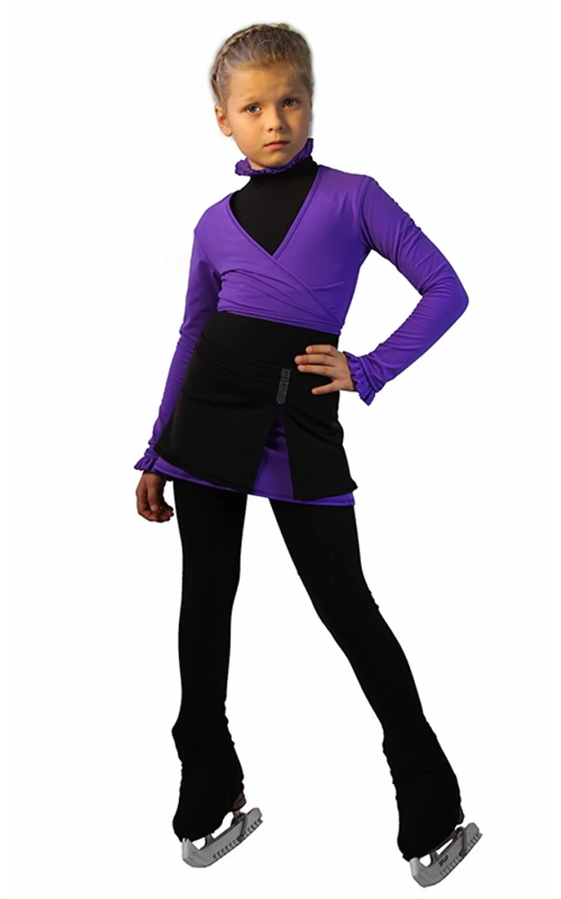 IceDress Figure Skating Outfit - Thermal - Rogue (Purple) 1 IceDress Figure Skating Outfit - Thermal - Rogue (Purple)
