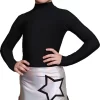 IceDress - Figure Skating Skirts - Neon Sky (Silver With Black)
