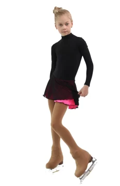 IceDress - Figure Skating Skirts - Harmony (Black With Hot Pink ) -Online Skating Store 9d162096ab15 76413 03185 34073.1582511856