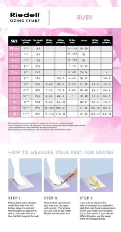 Riedell Ruby Ice Skates (Width D) -Online Skating Store Ice RiedellSizingChart HowToMeasure Ruby 57889.1676631860