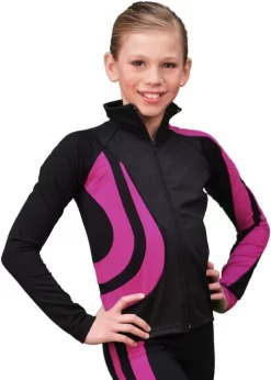 ChloeNoel J26 Swirls Figure Skating Jacket -Online Skating Store J26 Front FS 1 1 2 07698.1435010735.1280.1280 63889.1540223060