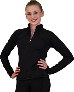 ChloeNoel JS08 Supplex Rider Style Figure Skating Jacket -Online Skating Store JS08 BB small 88462.1666907381