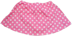 ChloeNoel K01 Aline Skate Skirt FUCHSIA DOT (ADULT SMALL)(30% OFF)