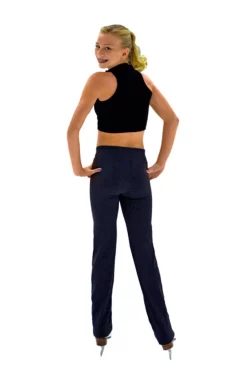 ChloeNoel P49 All Black 3Inch Waist Band Straight Cut Skate / Yoga / Dance Figure Skating Pants 15 ChloeNoel P49 All Black 3Inch Waist Band Straight Cut Skate / Yoga / Dance Figure Skating Pants -Online Skating Store P49252520Back 1 1 1 1 1 1 1 82331.1435085661.1280.1280 74825.1667500323