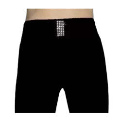 ChloeNoel PS792 3" Waist Band Black/Color Cuffs Elite Figure Skating Pants & Front Pocket & Swarovski Crystal Block 13 ChloeNoel PS792 3" Waist Band Black/Color Cuffs Elite Figure Skating Pants & Front Pocket & Swarovski Crystal Block -Online Skating Store PS792 BB back 89795.1655362204