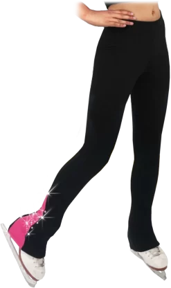 Chloe Noel PS883P Contract Elite Polartec Spiral Fleece Figure Skating Pants With Crystals -Online Skating Store PS883P CP 74778.1655364491