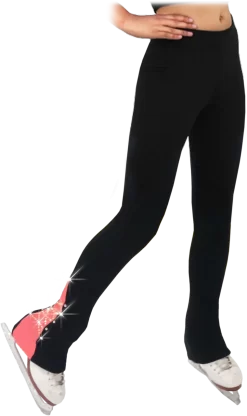 Chloe Noel PS883P Contract Elite Polartec Spiral Fleece Figure Skating Pants With Crystals -Online Skating Store PS883P CR 27337.1655364491