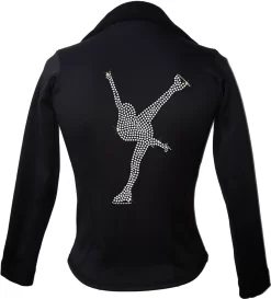 Kami-So Polartec Ice Skating Jacket - Spiral -Online Skating Store Spiral Silver 08782.1561532519