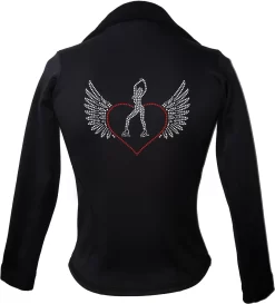 Kami-So Polartec Ice Skating Jacket - Skater Heart Wings 2