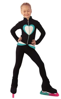 IceDress Figure Skating Outfit - Thermal - Tutti Frutti(40% OFF, Size AM, Black, Turquoise, White)