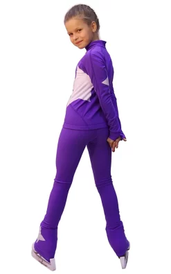 IceDress Figure Skating Outfit - Thermal - Star (with Pants) (Purple With White) -Online Skating Store a2f73a9fc3cf 59743 81515 75528 50152 86213 63205.1582448144