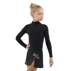 IceDress - Figure Skating Skirts - Rogue (Black With Dragonfly ) -Online Skating Store a9440f02790f 07645 68174 04089.1582521466