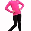 IceDress - Figure Skating Longsleeve (Pink With White)