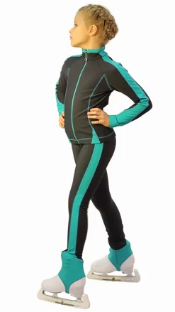 IceDress Figure Skating Outfit - Thermal -Bracket (Grey With Mint Line) -Online Skating Store b3a410735cd67ef54c0ce9435645cd92 79524 09157 68228 16956 17770 59066.1582448021