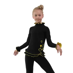 IceDress Figure Skating Outfit - Thermal - Minx (Black With Yellow) -Online Skating Store b52bba2df497 54446 70706 04990.1582514641