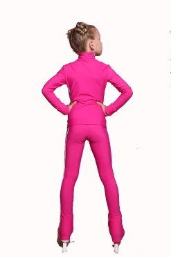 IceDress Figure Skating Jacket - Thermal - Olympus (Fuchsia With White Lamps) -Online Skating Store b625ea39cba0 84069 21861.1601469938