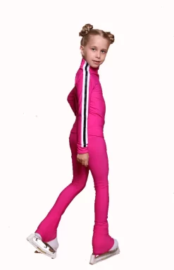 IceDress Figure Skating Jacket - Thermal - Olympus (Fuchsia With White Lamps) -Online Skating Store b68943f7c87d 92927 02162.1601469938