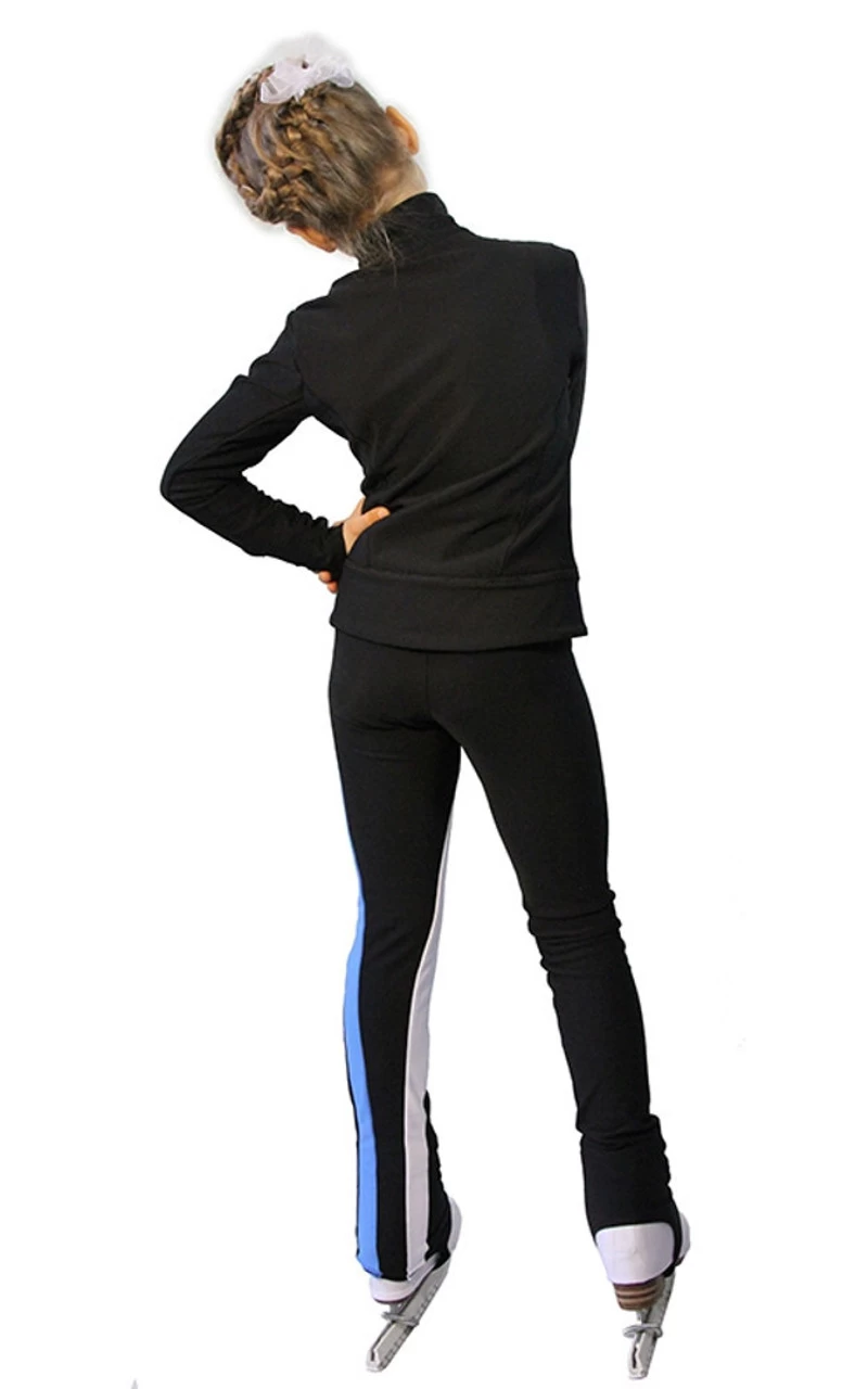 IceDress Figure Skating Outfit - Thermal - Twizzle-8 (Black) 4 IceDress Figure Skating Outfit - Thermal - Twizzle-8 (Black) - Image 4