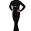 IceDress - Figure Skating Training Overalls -Style (15% OFF, Size CXS, Black)