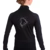 Elite Xpression - Black Skate Jacket - Crystal
