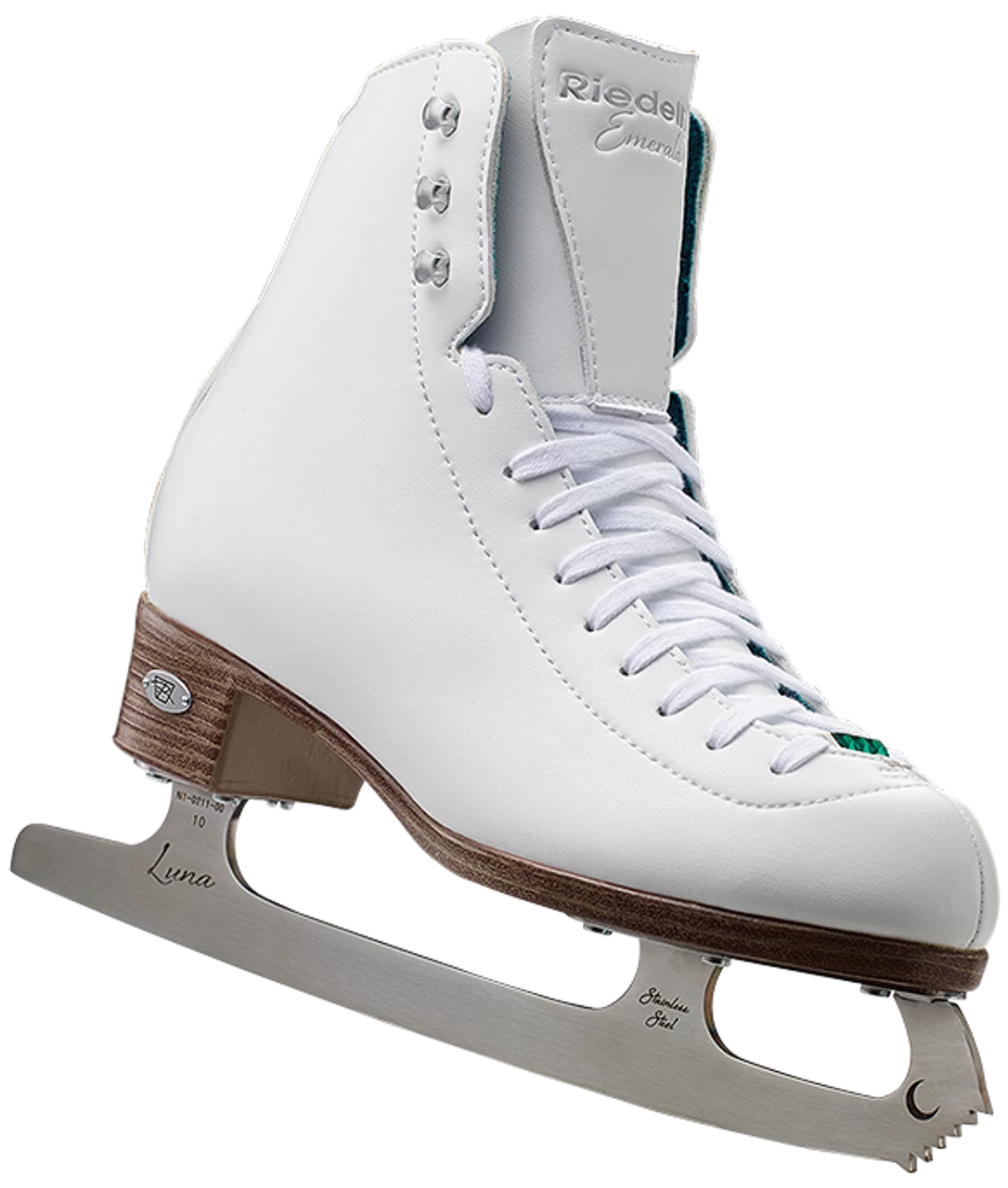 Riedell Model 19 Emerald Girls Ice Skates 1 Riedell Model 19 Emerald Girls Ice Skates