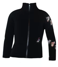Ice Skating Jacket With "Spiral Skates" Design