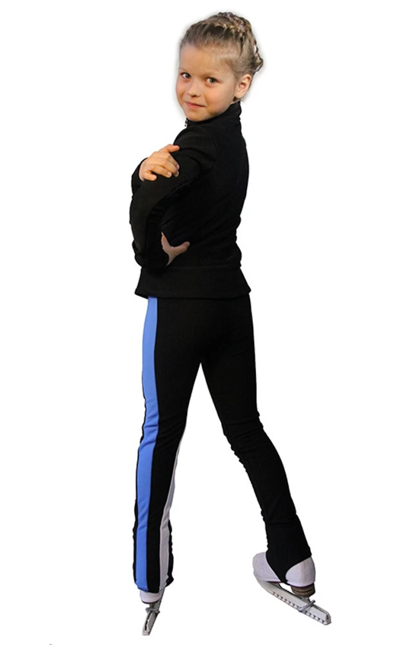 IceDress Figure Skating Outfit - Thermal - Twizzle-8 (Black) 3 IceDress Figure Skating Outfit - Thermal - Twizzle-8 (Black) - Image 3