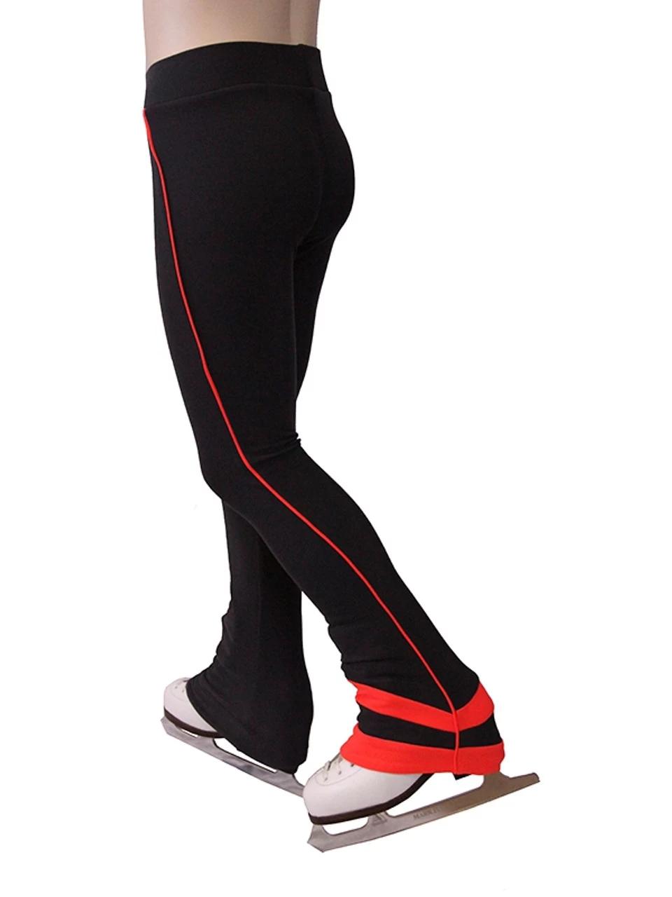 IceDress - Sweatpants - Rays (Black With Orange Lines) 2 IceDress - Sweatpants - Rays (Black With Orange Lines) - Image 2