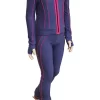 IceDress Figure Skating Outfit - Thermal - Kant (Blue With Raspderry Line)