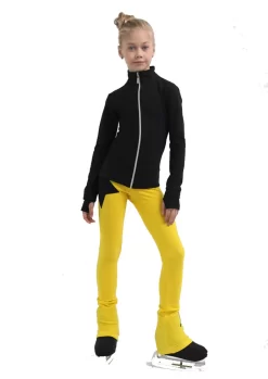 IceDress Figure Skating Outfit - Thermal - Disco Dance (Black With Yellow) -Online Skating Store d9f6267d793e 74693 24438 37470.1582515918