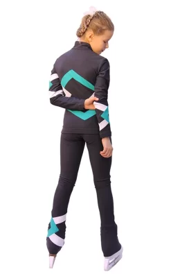 IceDress Figure Skating Outfit - Thermal - Bauer (Dark Gray, Mint And White) -Online Skating Store e023133f325b 21745 28314 47487.1582434960