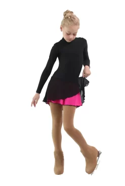 IceDress - Figure Skating Skirts - Harmony (Black With Fuchsia ) -Online Skating Store e08958ef3c05 08886 69284 79013.1582518054
