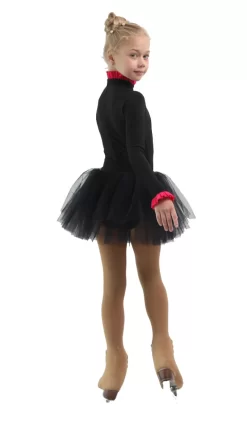 IceDress - Thermal Body (Black With Red Flounce) -Online Skating Store e3ccab3fbcde 96938 96376.1582451578