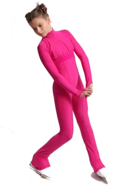 IceDress Figure Skating Overalls - Thermal - Style (Fuchsia With Velvet Trim) -Online Skating Store e8ca408fbfc1 02260 69556 26031 65050.1582514375
