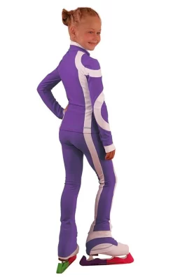 IceDress Figure Skating Outfit - Thermal - Cross-Roll (Purple With White) -Online Skating Store eaa3f3061528 81457 92569 66478.1582431839