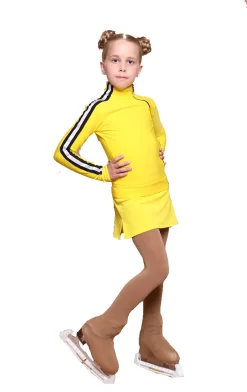 IceDress Figure Skating Jacket - Thermal - Olympus (Yellow With Black Lamps) -Online Skating Store ede1d925d4ad 93174 90754.1601477576