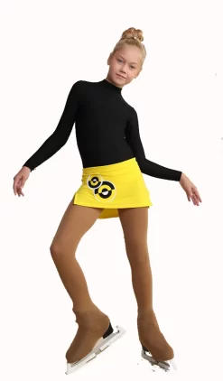 IceDress - Figure Skating Skirts - Bubble Gum (Yellow) -Online Skating Store ef28e2b0ad45 49014.1601464380